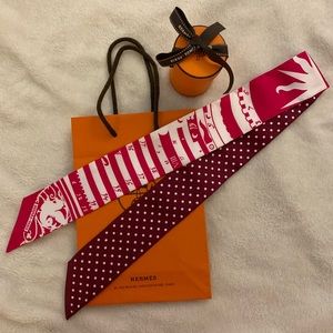 NIB Authentic Hermès Astrologie A Pois Twilly